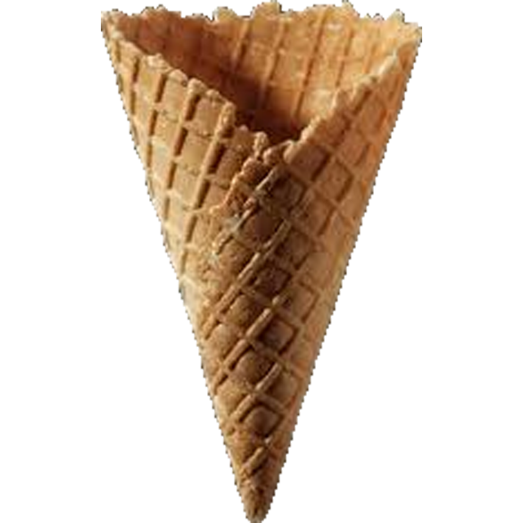 Waffle sugar cone
