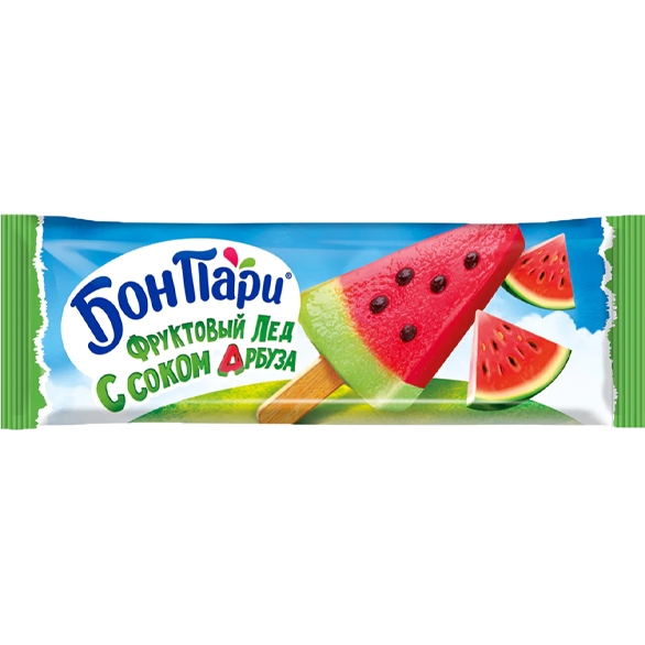 «БОН ПАРИ» арбузик фруктовый лед эскимо
