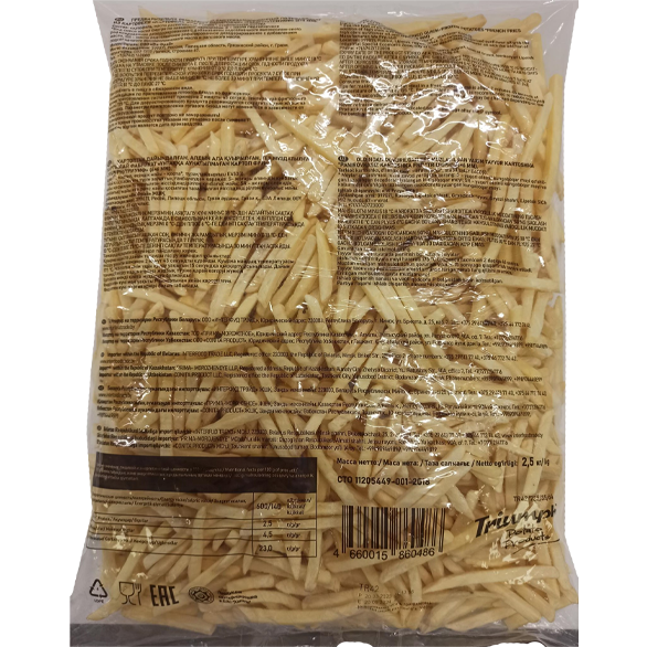 «TRIUMPH» картофель фри без панировки 6*6 мм