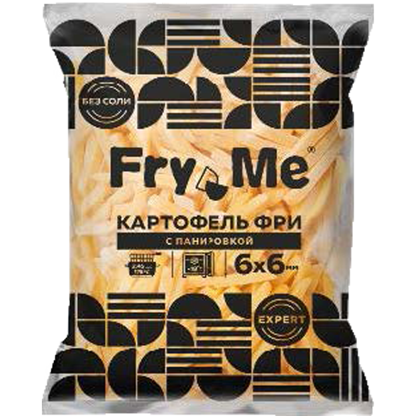 «FRY ME» expert french fries with breading 6x6 mm