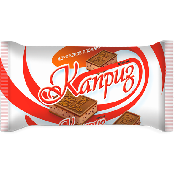 «KAPRIZ» chocolate ice cream on cookies