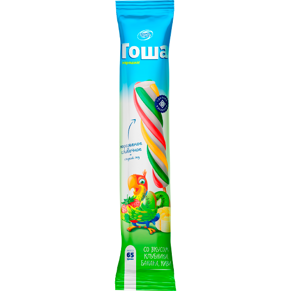 «ГОША» клубника-банан-киви сливочное винт эскимо