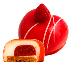 "КУРТЬЕ" пирожное малиновый чизкейк