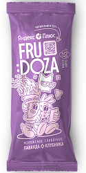 «Я+ФРУДОЗА» мороженое сливочное с кусочками клубники во фруктовой оболочке со вкусом лаванды 