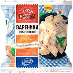 «МАРЬИНО» с творогом вареники