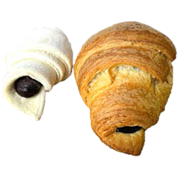 «AGS» croissant filled with chocolate flavor (proofed)