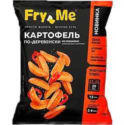 «FRY ME» картофельные дольки по-деревенски со специями «Ароматная паприка»