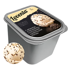 “LOVENTA” ice cream cream cream with straciatella flavoring