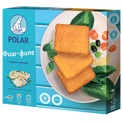 "ПОЛАР" фиш-филе (порции из филе минтая) в панировке  