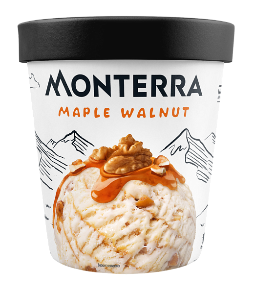 «MONTERRA» кленовый сироп и грецкий орех стакан картон